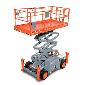10m Scissor Lift Rough Terrain