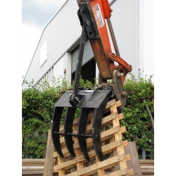 Log Grapple 5 - 8 Tonne Attachment For Excavators