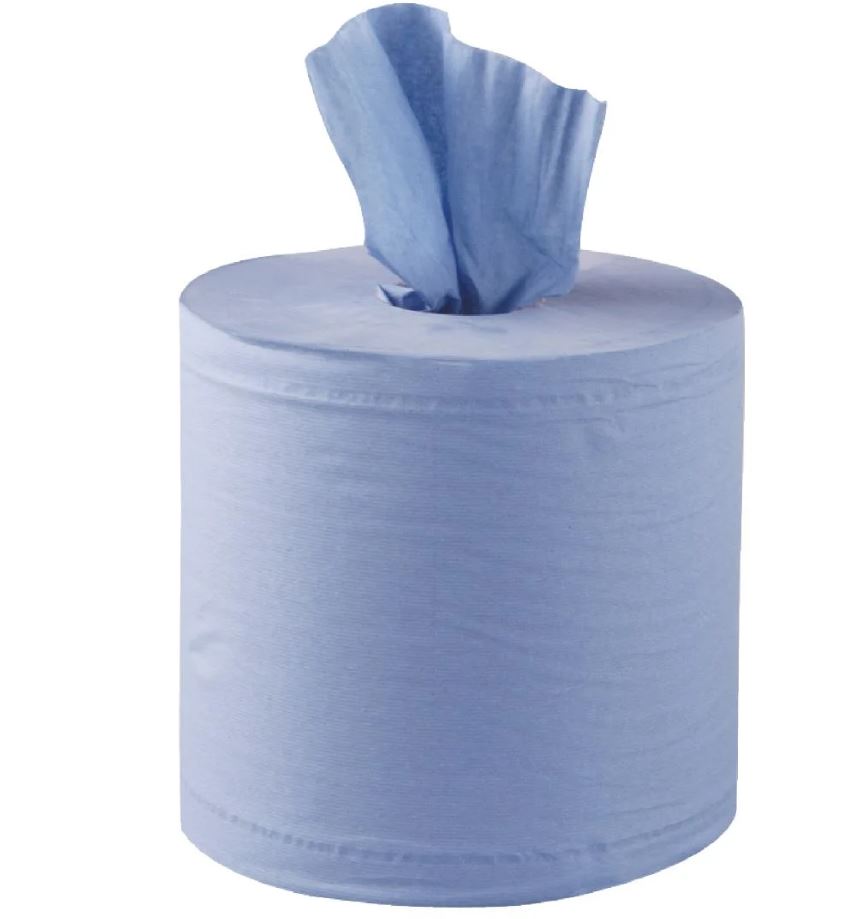 Blue Paper Towel Roll - Singles