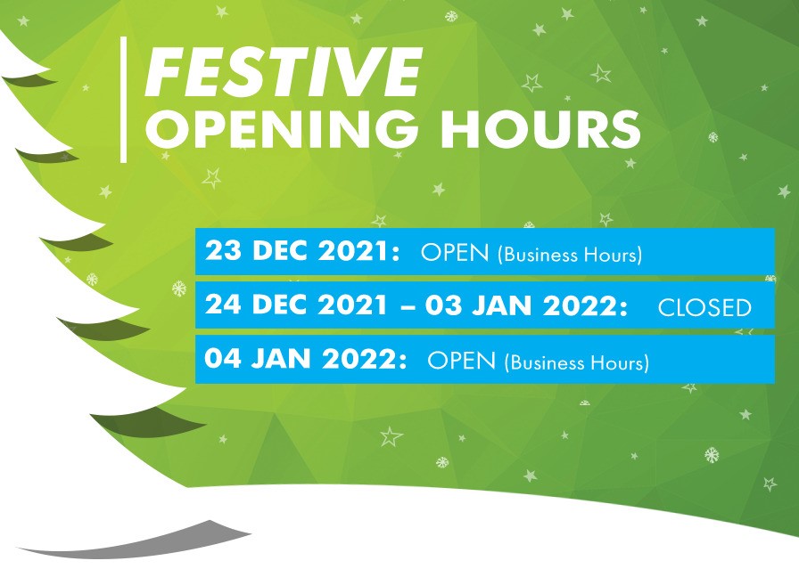 Festive Opening Hours FTH Hire Group
